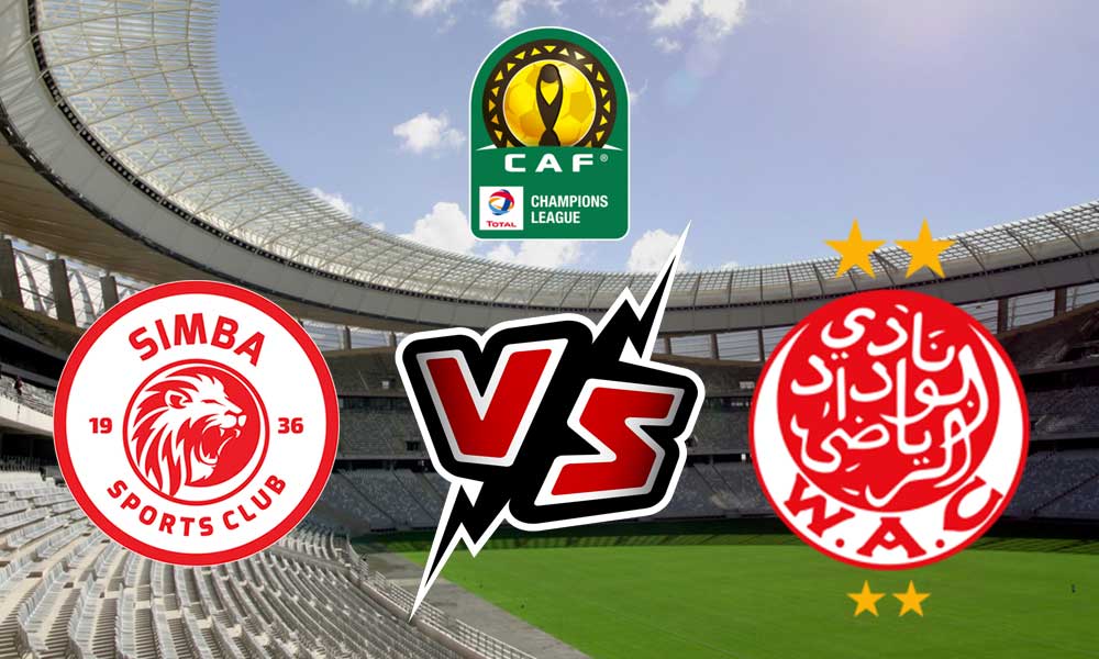 مشاهدة مباراة الوداد الرياضي و سيمبا بث مباشر 2023-04-22 Simba vs Wydad Casablanca