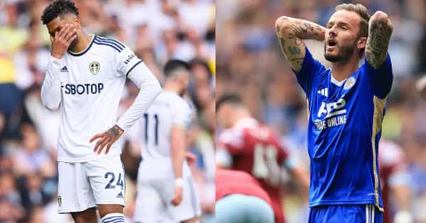 هبوط ليستر سيتي و ليدز يونايتد من الدوري الإنجليزي الممتاز
