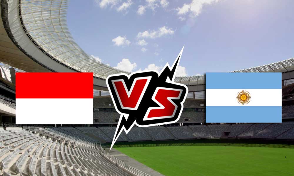 مشاهدة مباراة الأرجنتين و إندونيسيا بث مباشر 2023-06-19 Indonesia vs Argentina