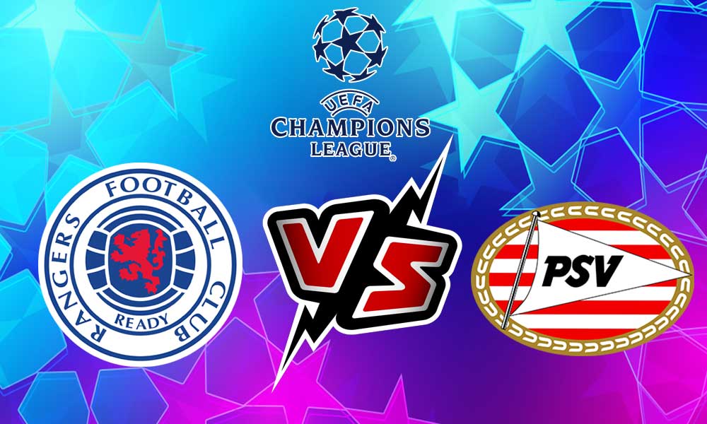 مشاهدة مباراة بي إس في آيندهوفن و جلاسكو رينجرز بث مباشر 2023-08-22 Rangers vs PSV