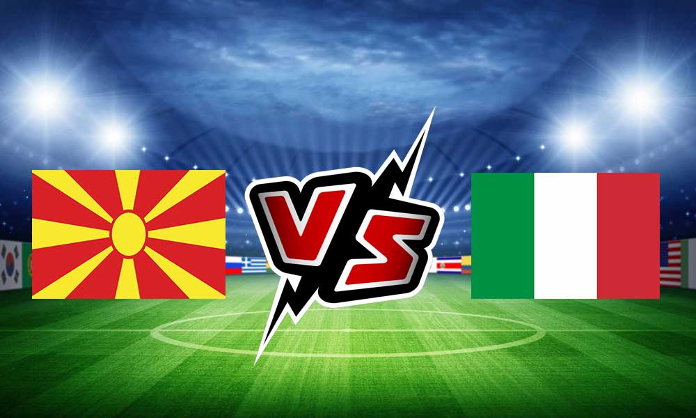 مشاهدة مباراة إيطاليا و مقدونيا الشمالية بث مباشر 2023-11-17 Italy vs North Macedonia