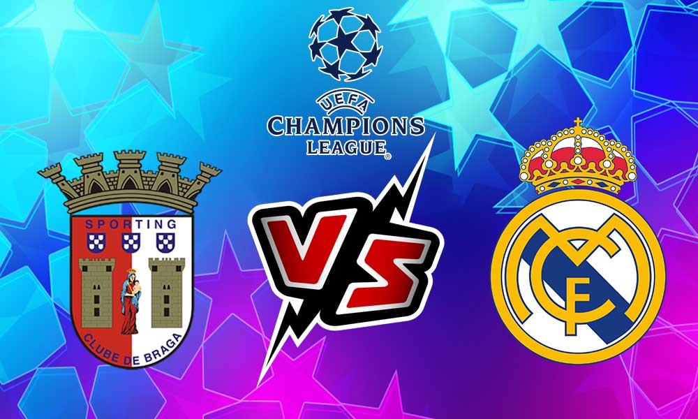 مشاهدة مباراة ريال مدريد و سبورتينغ براغا بث مباشر 2023-10-24 Sporting Braga vs Real Madrid
