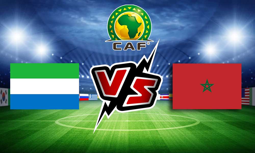 مشاهدة مباراة المغرب و سيراليون بث مباشر 2024-01-11 Morocco vs Sierra Leone